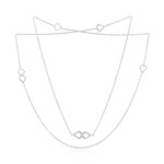 Zirkon-Silbercollier