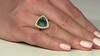 Anillo en plata con Fluorita azul petróleo (Dallas Prince Designs)