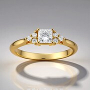 Bague en or et Diamant SI1 (G) (Annette)