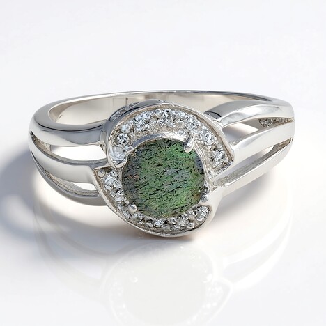 Anello in argento con Spectrolite