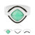Green Chalcedony Silver Ring
