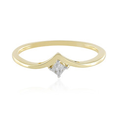 Gouden ring met een SI1 (H) Diamant