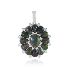 Mezezo-Opal-Silberanhänger