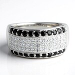Anello in argento con Spinello Nero