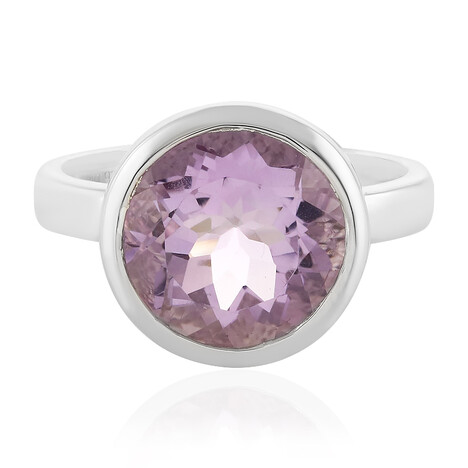 Lavendel-Amethyst-Silberring