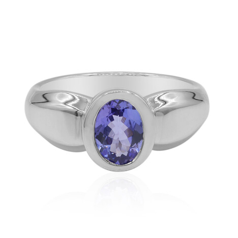 Anello in argento con Tanzanite (non riscaldata)