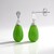 Orecchini in argento con Quarzo Verde