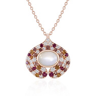 White Moonstone Silver Necklace (KM by Juwelo)