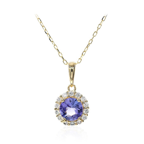 Collier en or et Tanzanite AAA