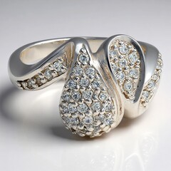 Anello in argento con Zircone