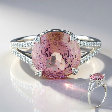 Anello in oro con Ametrina Anahi (PHANTASIA)
