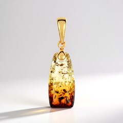 Ciondolo in argento con Ambra Sunrise Baltica