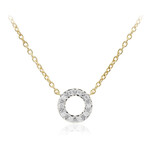 Collana in argento con Diamante VS1 (G) (Annette)