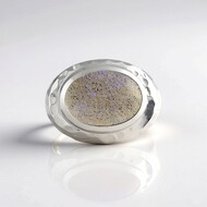 Bague en argent et Labradorite (MONOSONO COLLECTION)