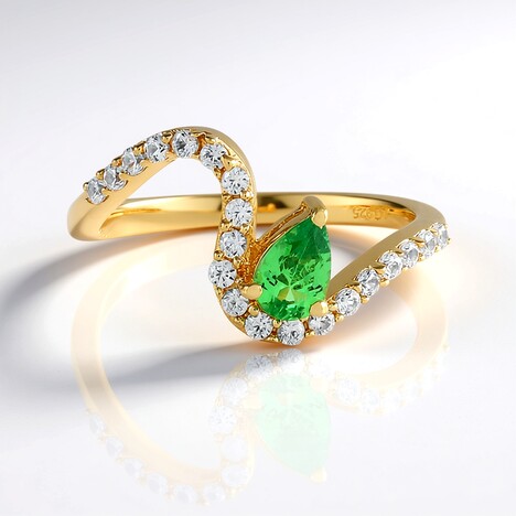 Anello in argento con Lemshuku Tsavorite