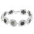 Antikes Witwen-Scherflein-Silberarmband