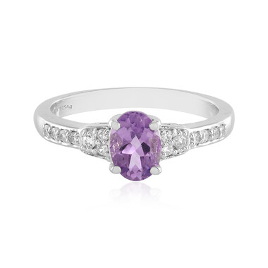 Bague en argent et Améthyste