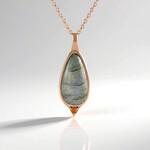 Collana in argento con Labradorite Ramata Maniry (KM by Juwelo)