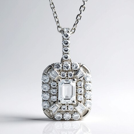 Collana in oro con Diamante SI1 (H) (CIRARI)