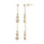 9K I2 Brown Diamond Gold Earrings (SUHANA)