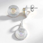 Parure in argento con Opale di Welo