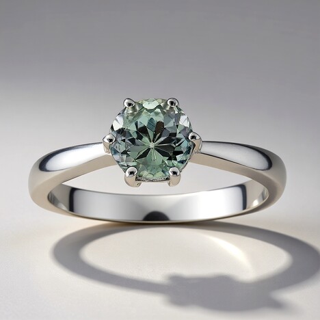 Anello in argento con Tanzanite (non riscaldata)