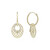 Pendientes en oro con I1 (I) Diamante (Ornaments by de Melo)