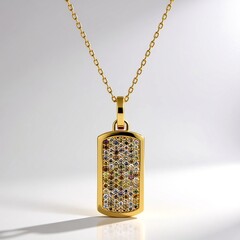 Collana in oro con Diamante Fancy SI2