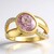 Anello in oro con Kunzite Brasiliana (de Melo Gold)