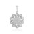 Zirkon-Silberanhänger