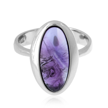 Anello in argento con Ametista (dagen)