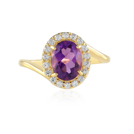 Marokkanischer Amethyst-Silberring