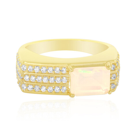 Welo Opal Silver Ring