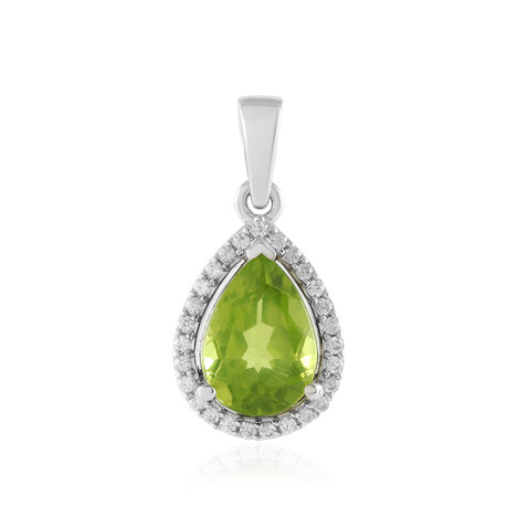 Peridot Silver Pendant