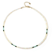 Welo Opal Silver Necklace (Riya)