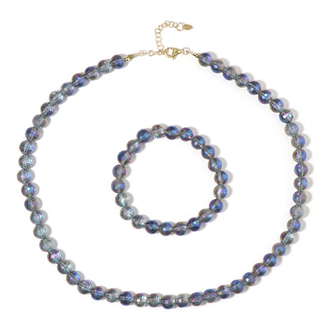 Set en plata con Cuarzo Rayo de luna