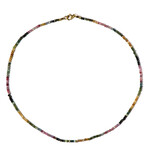 Turmalin-Silberhalskette