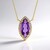 Collana in argento con Ametista del Marocco