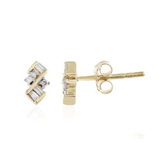 9K SI1 (H) Diamond Gold Earrings