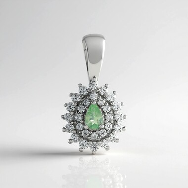 Pendentif en argent et Alexandrite