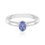 Bague en argent et Tanzanite