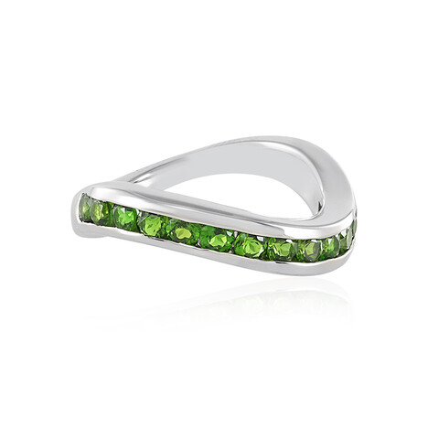 Russischer Diopsid-Silberring