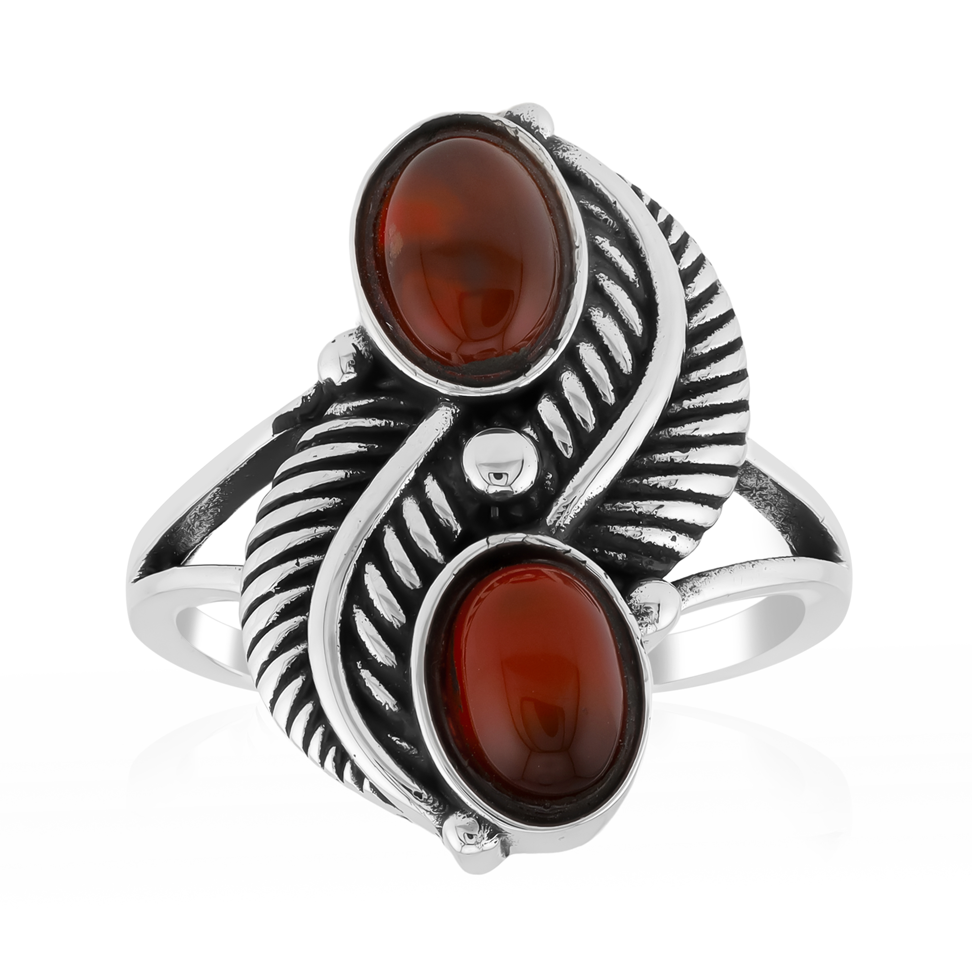 Brazilian Carnelian Sterling Silver Ring