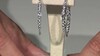 Pendientes en plata con Topacio blanco (Adela Silber)