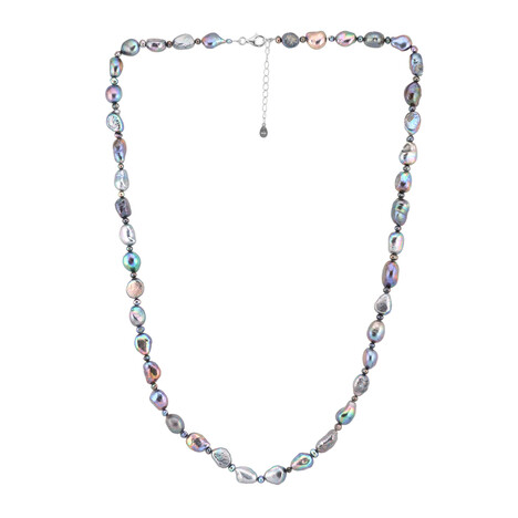 Collier en argent et Perle de culture d'eau douce mystique (TPC)