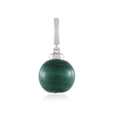 Pendentif en argent et Malachite (MONOSONO COLLECTION)