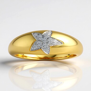 SI1 (G) Brillant-Goldring (Annette)