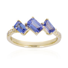 Anello in oro con Tanzanite AAA (CIRARI)