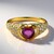 Anello in oro con Zaffiro Rosa (CIRARI)