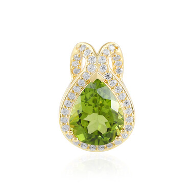 Arizona-Peridot-Silberanhänger